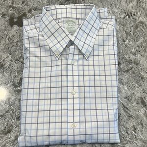 Brooks Brothers Milano (slim) Fit 15.5/34 Long Sleeve Button Down Collar NWOT